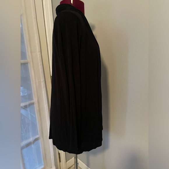 Jillian & Nicole Women's Black Cardigan Lightweight Flyaway Flowy Mediuim - Picture 4 of 7